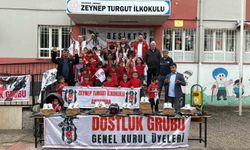 'Bu forma benden sana kardeşim' kampanyasıyla çocukların yüzü güldü