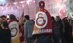Burdur'da Galatasaraylı taraftarlar konvoylarla kutlama yaptı