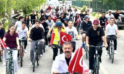 Çine'de 'sağlıklı yaşam' için pedal çevirdiler