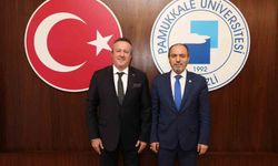 Denizli OSB Yönetimi, Rektör Mahmud Güngör'e ziyaret etti