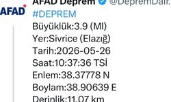 Elazığ'da bir deprem daha