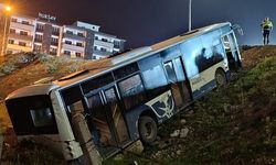 Elazığ'da halk otobüsü şarampole uçtu