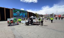 Erzincan'da uygulamalı trafik eğitimi verildi