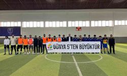Erzurum'da mini dünya kupası etkinliği