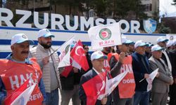 Ezurum'da 1 Mayıs'ta işçiler meydanda