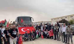 Gazze'ye umut konvoyu: 40 farklı ülkeden 400 aktivist Trablus'tan hareket etti