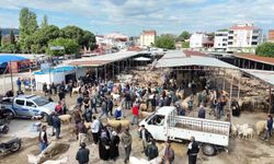 Havran Hayvan Pazarı'nda tarihi arefe yoğunluğu