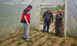 Hisarcık'ta üreticiler sebze yetiştiriciliği konusunda bilgilendirildi