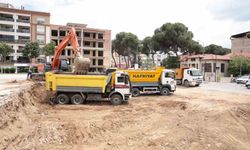 İncirliova'nın yeni meydan Projesi'nde ilk kazma vuruldu