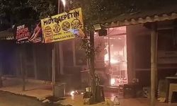 İş yerinde korkutan yangın