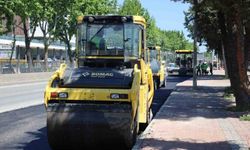İstanbul Yolu'nda hummalı asfalt çalışması