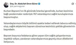 İstanbul'da bayramın ilk günü 767 kişi kurban keserken yaralandı