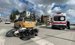 Karaman'da motosiklet kazası: 1 yaralı