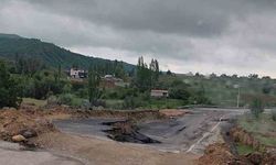 Kayseri'de Yaşar Karayel Viyadüğü'nde çökme meydana geldi