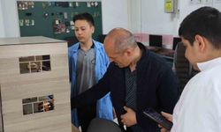 Kırşehir'de lise öğrencilerinden merkezi sisteme bağlı olmayan yangın alarm projesi