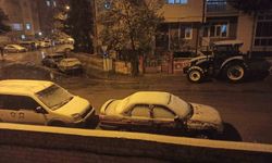 Konya'da Mayıs ayında kar yağdı