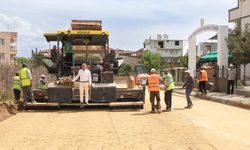 Köşk'te altyapısı tamamlanan yollarda asfalt öncesi çalışma başladı
