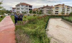Kuruyan Delibaş deresi 25 yıl sonra yeniden coştu
