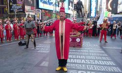 Mehter Takımı New York'un Times Meydanı'nda büyük ilgi gördü