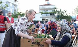 Merkezefendi Belediyesi tarıma destek amacıyla binlerce fideyi üreticiye dağıtıldı