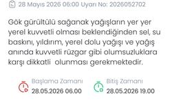 Meteoroloji Denizli için sarı kodulı uyarı verdi