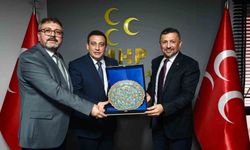 MHP Kütahya Milletvekili Erbaş'tan İl Başkanı Özkan'a ziyaret