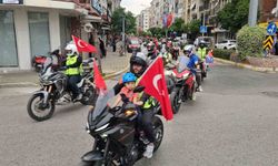 Nazilli'de iki tekerli kutlama