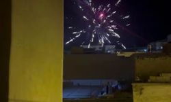Nusaybin'de gece yarısı patlatılan havai fişekler tepki çekti