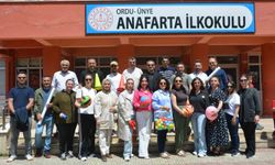 Ordu'da veliler ve öğretmenler aynı parkurda yarıştı