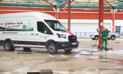 Osmangazi'de kurban kesim alanları titizlikle temizleniyor