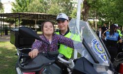 Polislerden özel çocuklara unutulmaz gün