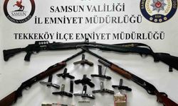 Samsun'da ruhsatsız silah operasyonu