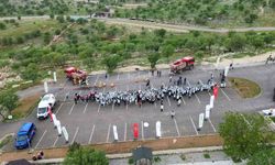 Siirt'te çevre temizliği ve yangın tatbikatı