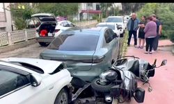 Söke'deki kazada 5 araç hasar gördü: 1 yaralı