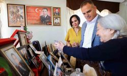 Vali Akbıyık şehit Binbaşı Kıvanç Cesur'un ailesini ziyaret etti