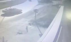Zonguldak'ta 6 kişinin yaralandığı kaza güvenlik kamerasına yansıdı
