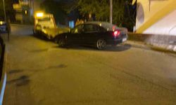 Zonguldak'ta trafik kazası kamerada: 2 yaralı