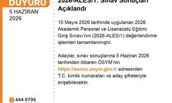 ALES sonuçları açıklandı