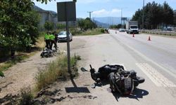 Amasya'da motosikletler çarpıştı: 2 yaralı
