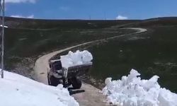 Ardahan'da karla mücadele