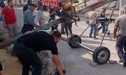 Ayağını hububat elevatörüne kaptıran kişi yaralandı