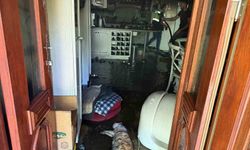 Ayvacık'ta ev yangınında 2 kedi telef oldu