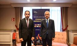 Bakan Uraloğlu, Ermeni mevkidaşı Khudatyan ile görüştü