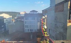 Bilecik'te restoranın bacasında korkutan yangın