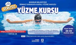 Bodrum Belediyesinden çocuklara ücretsiz yüzme kursu