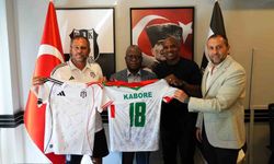 Burkina Faso Büyükelçisi Vinta Some ile Spor Büyükelçisi Charles Kabore'den Beşiktaş'a ziyaret