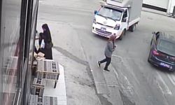 Bursa'da korku dolu anlar kamerada