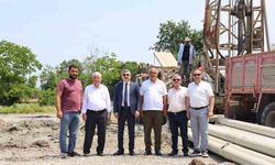 Dikmeli Köyü'nde içme suyu için sondaj çalışmaları sürüyor