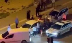 Gaziantep'te meydana savaşını aratmayan trafik kavgası
