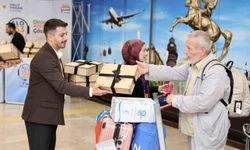 Hacılar Samsun'da dualarla karşılandı